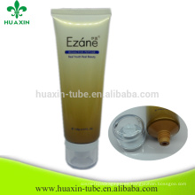 recipiente de crema facial vacía tubo de plástico